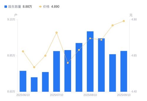 中泰化學(xué)A股股東結(jié)構(gòu)變動分析 戶數(shù)增加，持股集中度略降